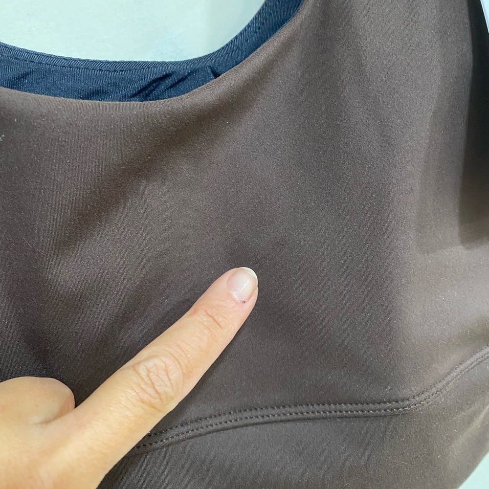 Varley FreeSoft Cori Sports Bra Coffee Bean Brown XL NWT - Picture 9 of 9